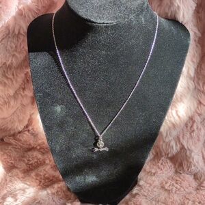 Elegant Silver Necklace Nightmare Before Christmas Jack Skellington